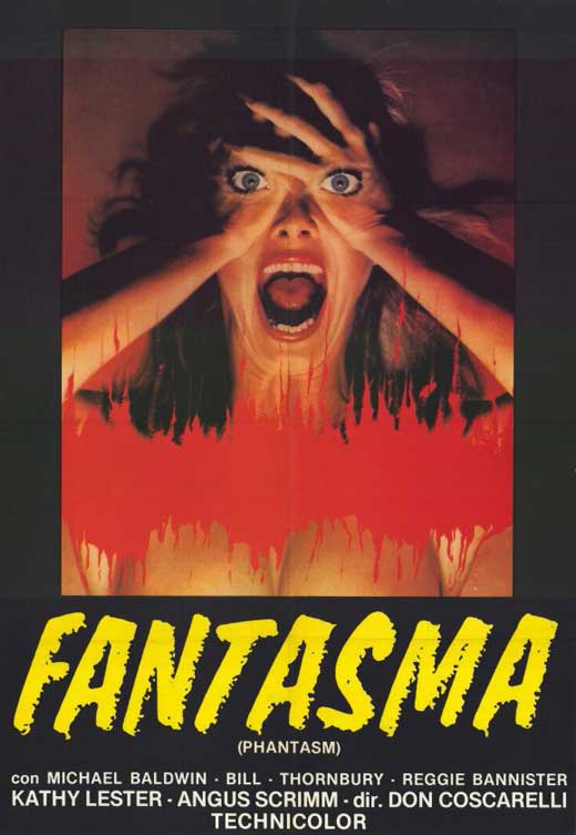 Phantasm Movie Poster Print showcasing iconic horror imagery.
