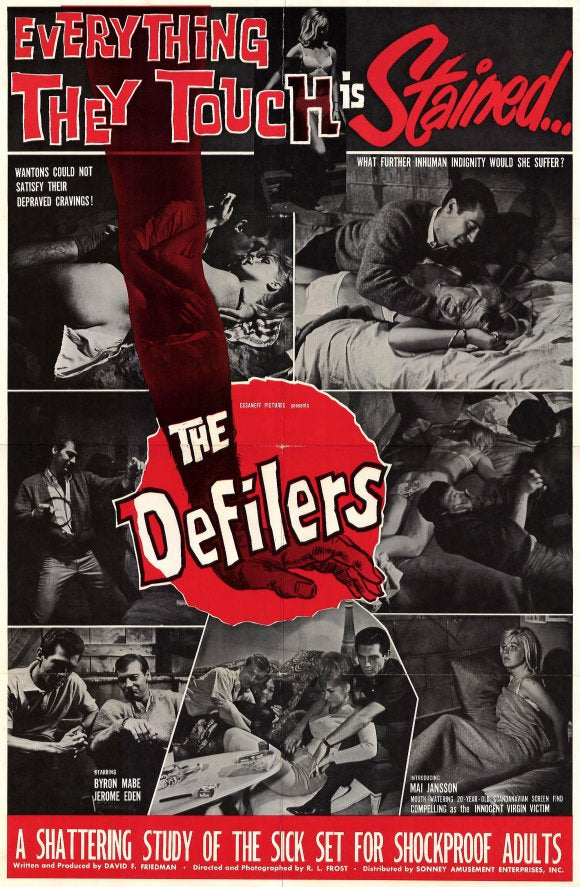 The Defilers movie poster print featuring striking visuals.