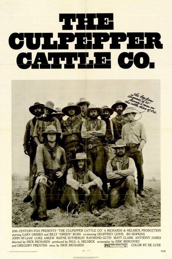 Culpepper Cattle Company Movie Poster Print 11x17