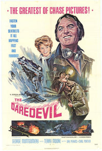The Daredevil Movie Poster Print featuring a superhero theme.
