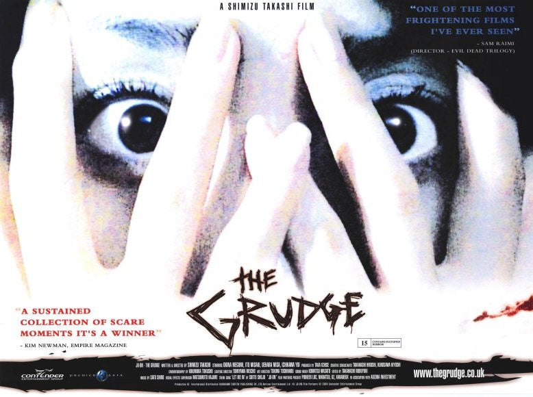 The Grudge movie poster print, capturing the chilling essence of the horror film.
