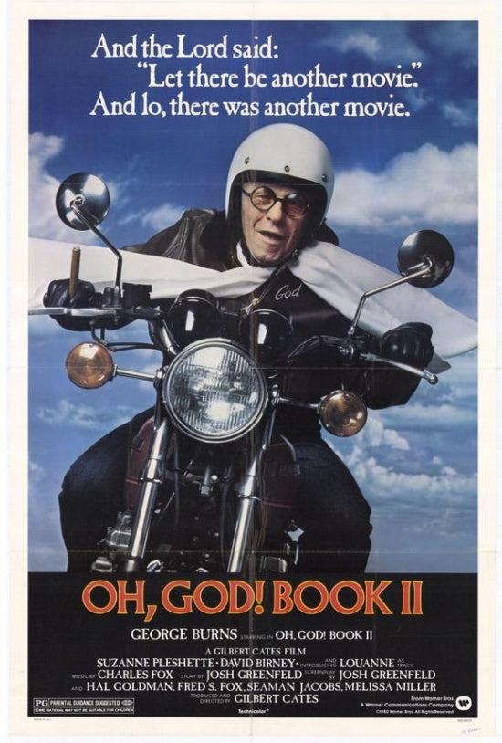 Oh, God Book 2 Movie Poster Print showcasing whimsical charm.