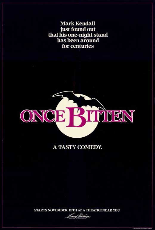 Once Bitten Movie Poster Print showcasing classic cinema art.