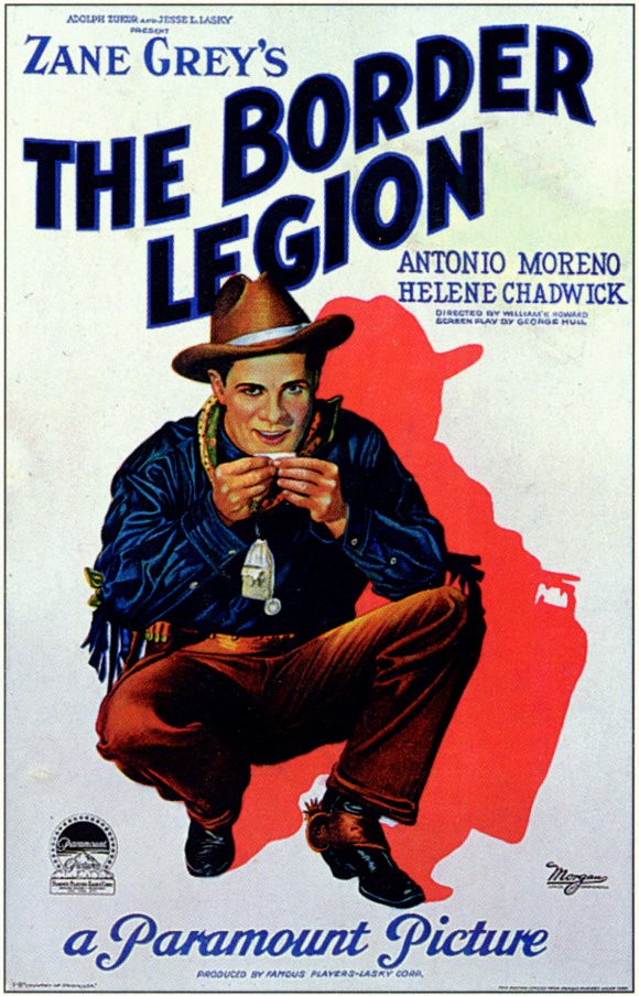 The Border Legion Movie Poster Print showcasing cinematic adventure.
