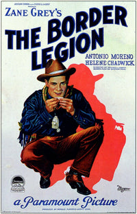 The Border Legion Movie Poster Print showcasing cinematic adventure.