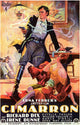 Cimarron Movie Poster Print showcasing vibrant colors and details.