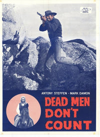 Dead Men Don't Count Movie Poster Print showcasing classic cinema art.