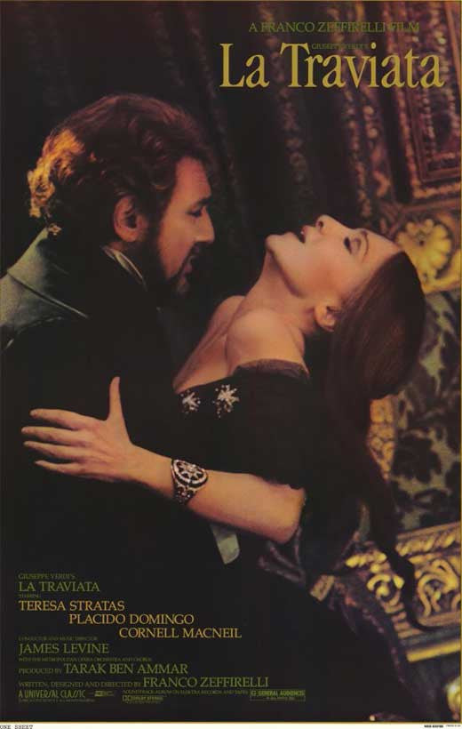 La Traviata Movie Poster Print (11x17) - Classic Opera Art