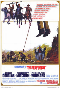 The Way West Movie Poster Print showcasing classic American Western themes.