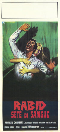 Rabid Movie Poster Print featuring iconic horror imagery.