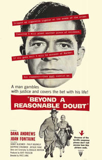 Beyond a Reasonable Doubt Movie Poster Print showcasing vibrant colors and cinematic design.