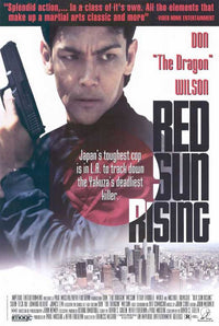 Red Sun Rising Movie Poster Print showcasing vibrant design.