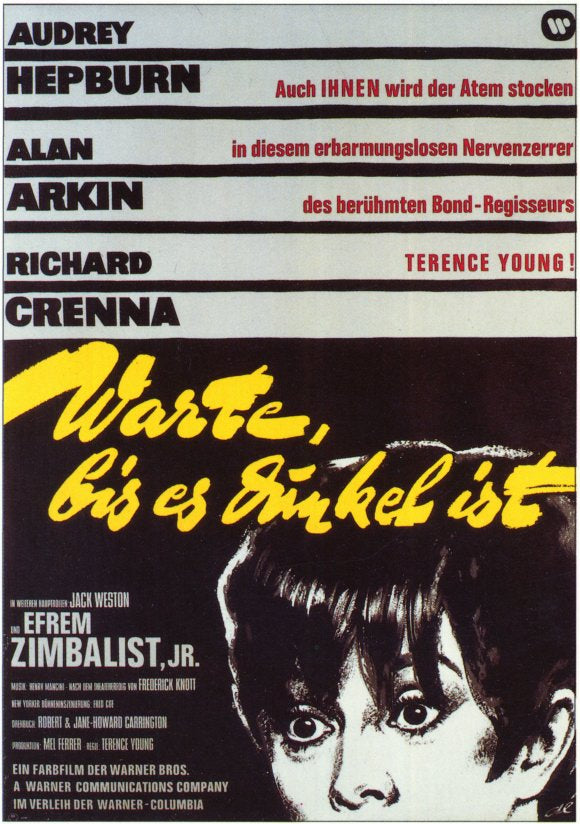 Wait until Dark Movie Poster Print showcasing iconic film suspense