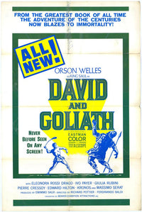 David and Goliath Movie Poster Print - Epic tale of triumph
