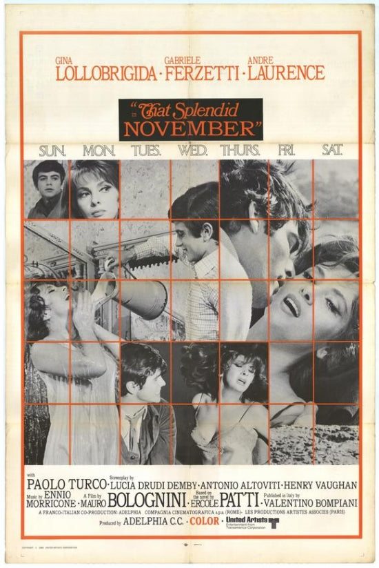 That Splendid November Movie Poster Print showcasing cinematic art.