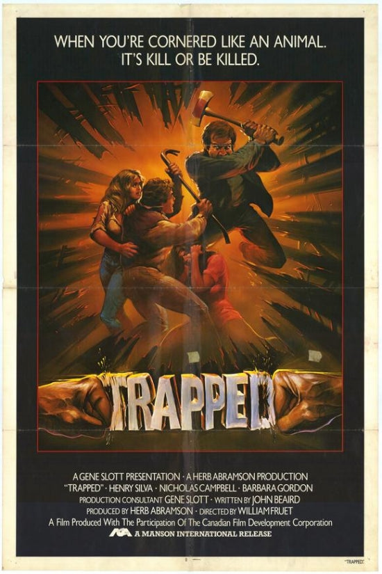 Trapped Movie Poster Print showcasing suspenseful cinematic artwork