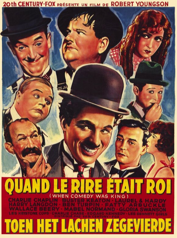 When Comedy Was King Movie Poster Print showcasing classic comedy.