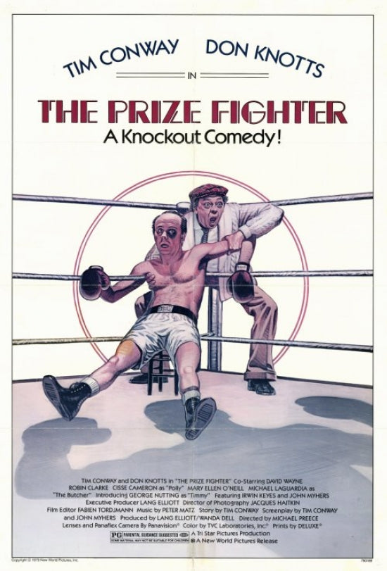 Prize Fighter Movie Poster Print showcasing boxing energy and spirit.