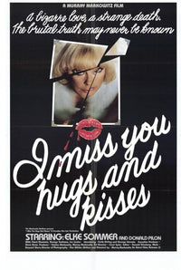 I Miss You Hugs and Kisses Movie Poster Print showcasing love and nostalgia.