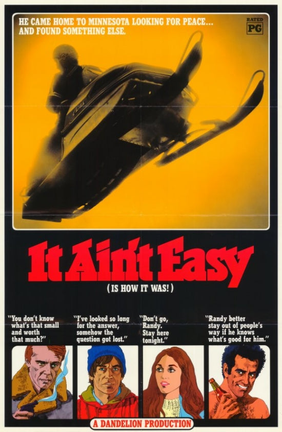 It Ain't Easy Movie Poster Print featuring classic cinema artwork.