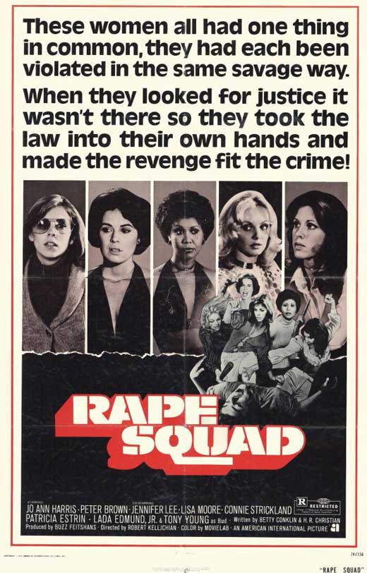Rape Squad Movie Poster Print showcasing cinematic art.