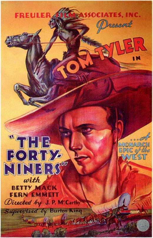 The Forty-Niners Movie Poster Print showcasing exciting cinematic visuals.