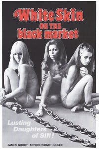 White Skin on the Black Market Movie Poster Print showcasing captivating artwork.