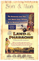 Land of the Pharaohs Movie Poster Print showcasing ancient Egyptian themes.