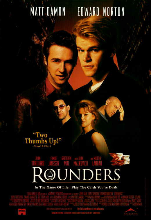 Rounders Movie Poster Print (11x17) | Posterazzi