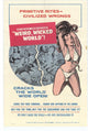 Weird Wicked World Movie Poster Print showcasing unique artwork.