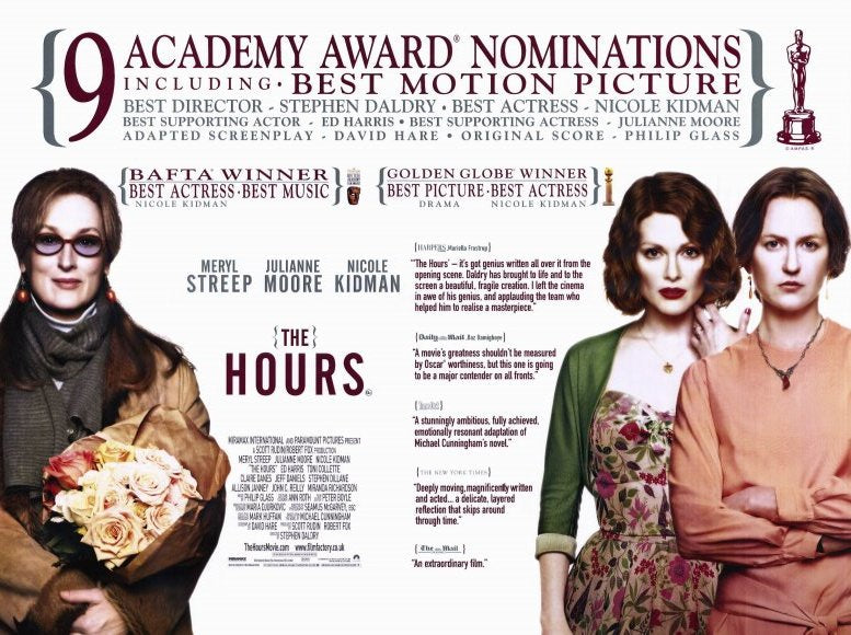 The Hours Movie Poster Print showcasing cinematic artwork.