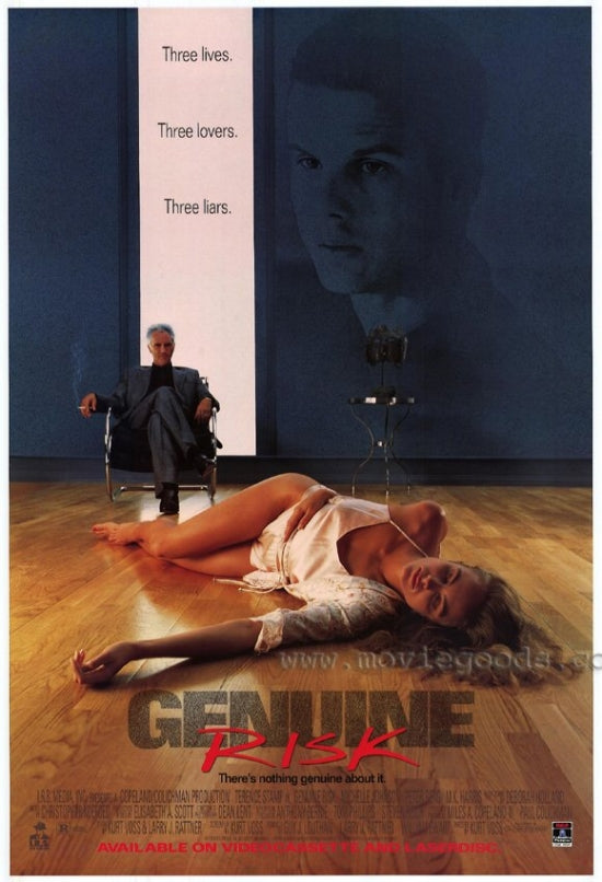 Genuine Risk Movie Poster Print showcasing thrilling cinematic artwork.
