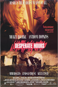 Desperate Hours Movie Poster Print featuring dramatic imagery.