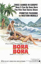 Bora Bora movie poster print featuring stunning tropical landscape
