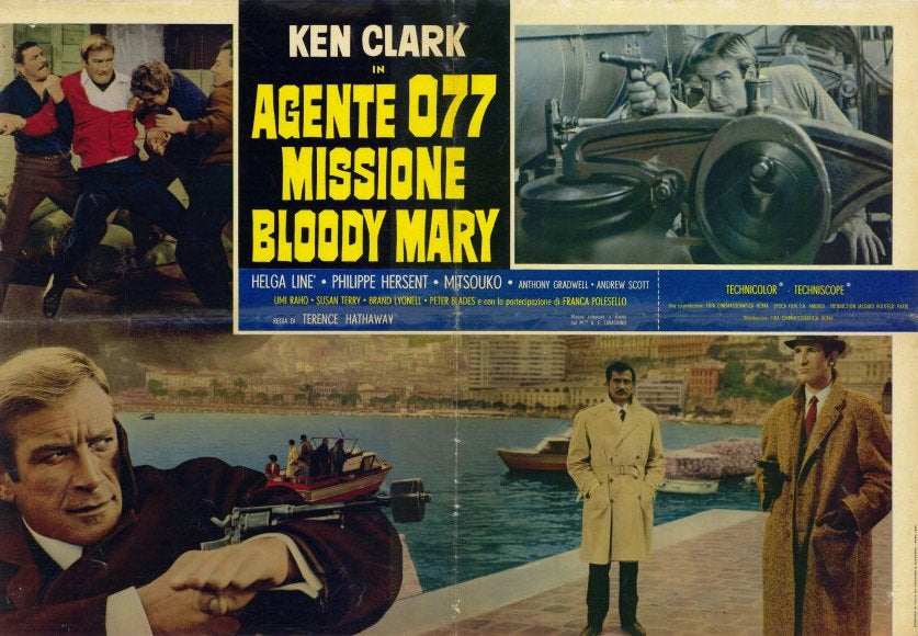 Mission Bloody Mary Movie Poster Print showcasing iconic film imagery.