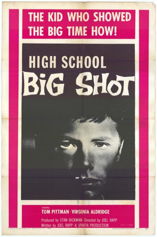 High School Big Shot Movie Poster showcasing vibrant colors and nostalgic design.