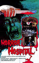 Horror Hospital Movie Poster Print featuring eerie imagery.