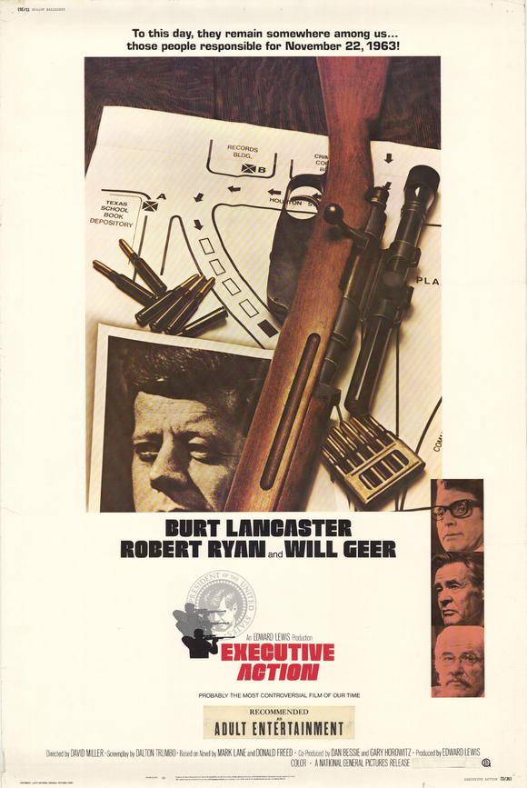 Executive Action Movie Poster Print showcasing vibrant colors and dynamic imagery.