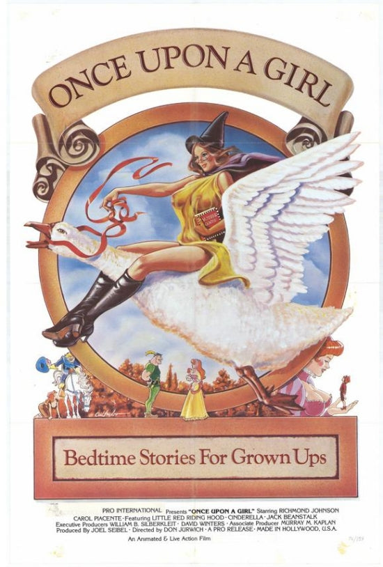 Once Upon a Girl movie poster print showcasing whimsical artwork.