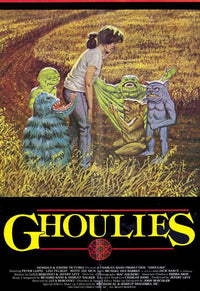 Ghoulies Movie Poster Print featuring classic horror art.
