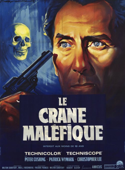 Skull Movie Poster Print showcasing iconic skull imagery.
