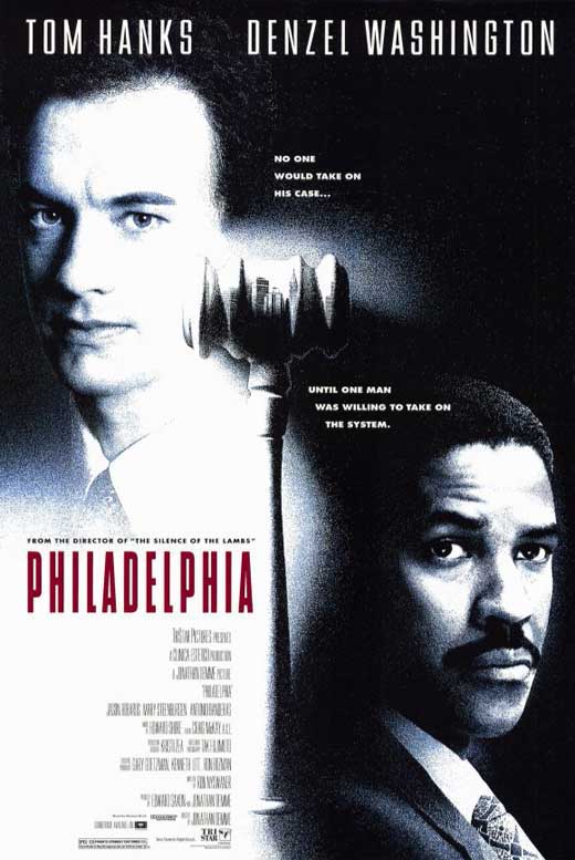 Philadelphia Movie Poster Print showcasing the film's powerful themes.