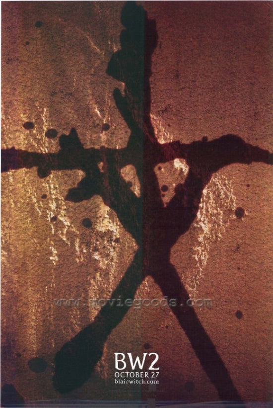Book of Shadows: Blair Witch 2 Movie Poster featuring eerie forest imagery.