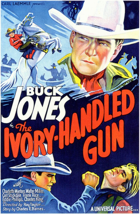 The Ivory Handled Gun Movie Poster Print showcasing classic film imagery.