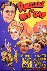 Ruggles of Red Gap Movie Poster Print featuring classic film design.