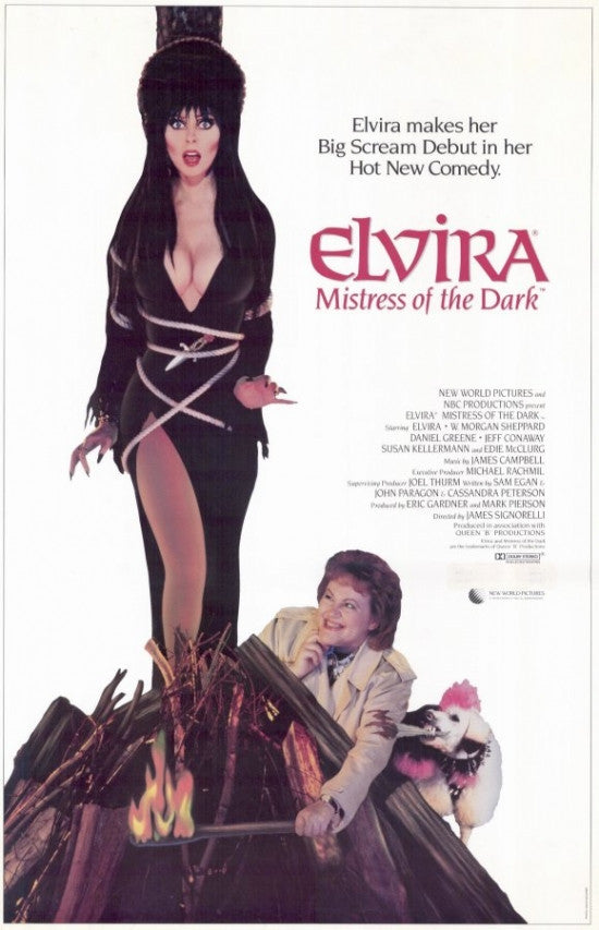 Elvira, Mistress of the Dark Movie Poster Print (11x17)