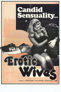 Erotic Wives Movie Poster Print showcasing bold and captivating artwork.