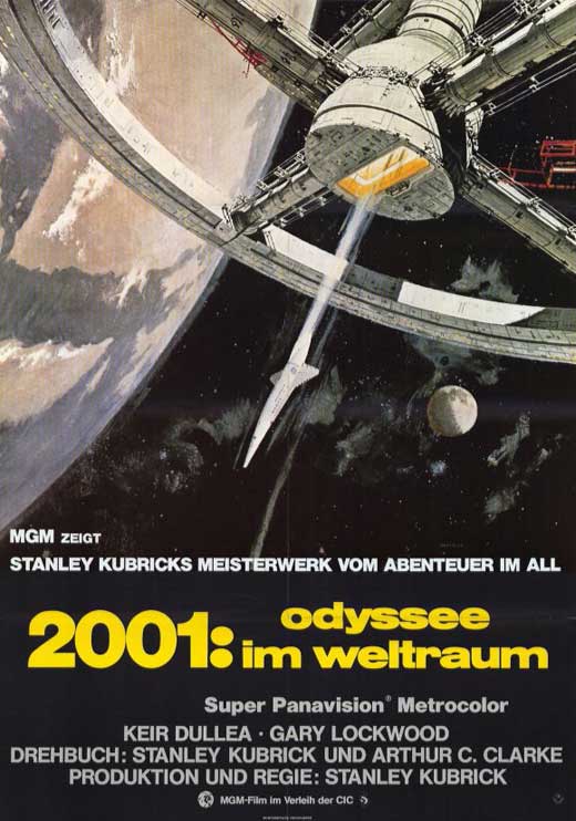 2001: A Space Odyssey Movie Poster Print showcasing iconic film imagery.