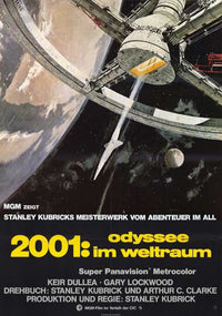 2001: A Space Odyssey Movie Poster Print showcasing iconic film imagery.