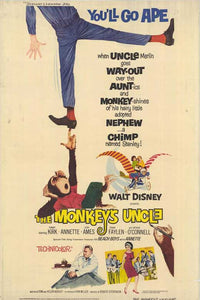 Monkey's Uncle Movie Poster Print showcasing vibrant colors and classic design.